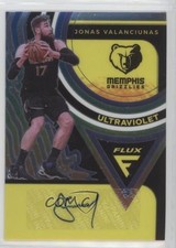 2020-21 Panini Flux Ultraviolet Signatures Jonas Valanciunas #UV-JVA Auto 0ud4