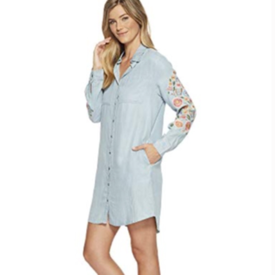 miss me denim dress MISS ME YET STRAPLESS DENIM MIDI DRESS AKIRA