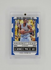 Joel Embiid - NBA Contenders Draft Picks - Prospect Ticket - #15 76ers Jayhawks 
