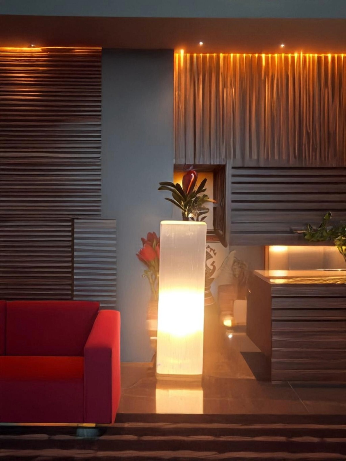 Natural Selenite Crystal Cube Lamp 25cm for Healing Energy & Spiritual Night Light