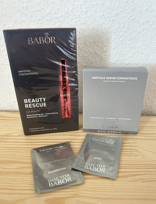 Babor Ampoule Concentrates Beauty Rescue, Doctor Babor Collagen Booster Cream