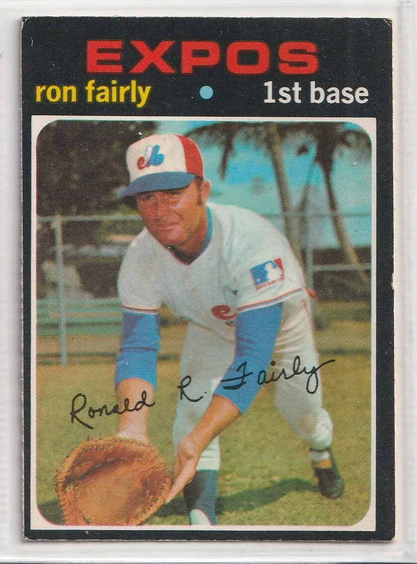 1971  O-Pee-Chee Baseball  #315 Ron Fairly  Montreal Expos