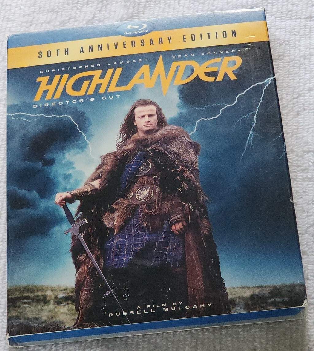 Highlander 1986 30th Anniversary Blu-ray Christopher Lambert Sean