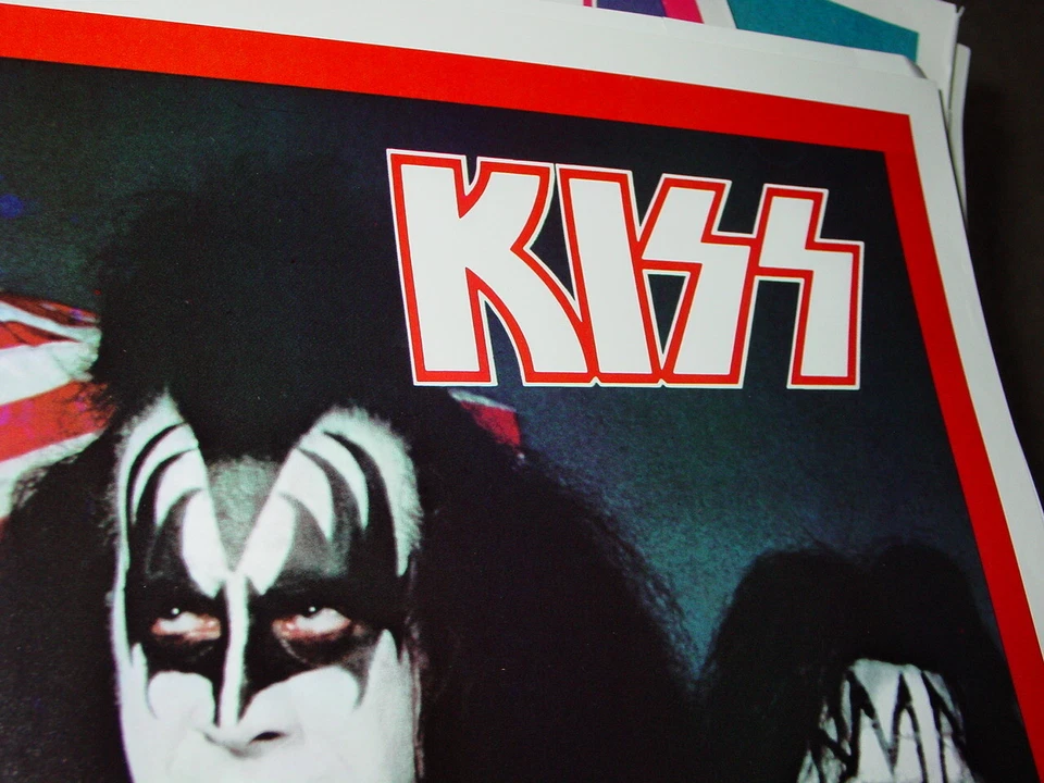 KISS VINTAGE 1976 76 BICENTENNIAL ACE PETER GENE PAUL AUCOIN MGT POSTER -NICE! - Image 3 of 4