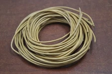 10 METER BROWN LEATHER BEADING CORD STRING 2MM #T-2188I