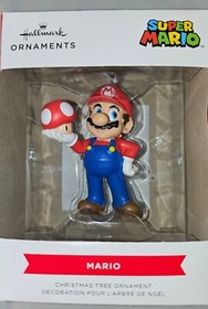 Lot Of 3 Hallmark Ornaments Super Mario & NES Controller & Sonic Hedgehog