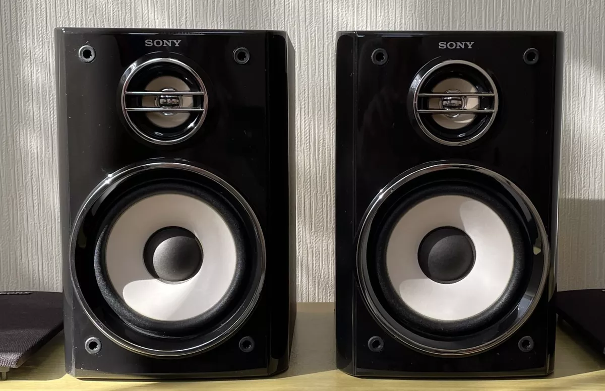 SONY 2 -Way Speaker System Model SS-CM3 Tested Working Direct from Japan