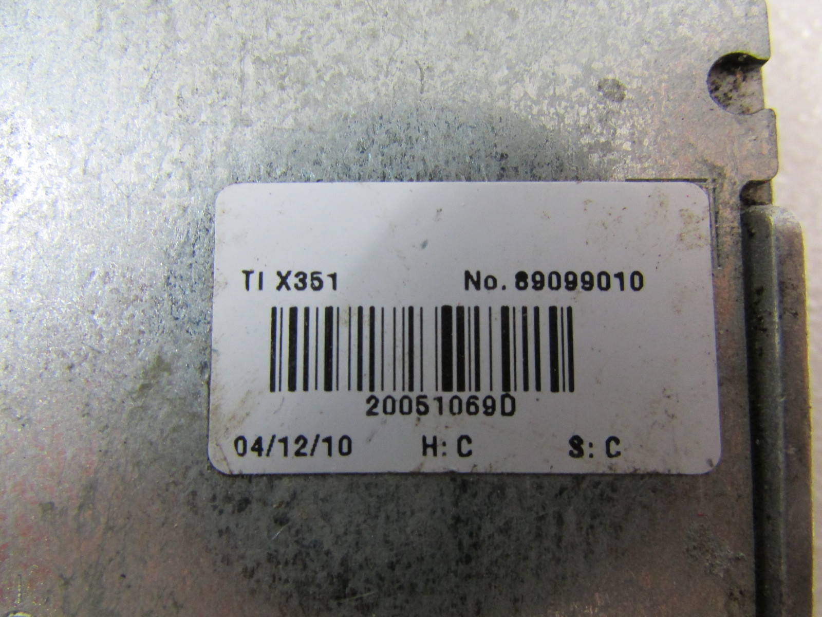 Ferrari 458 Italia, Headlight/Headlamp ECU, Used, P/N 89099010