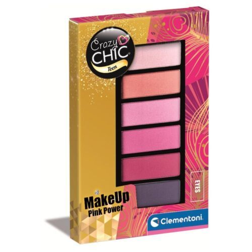 Clementoni CLM18817 Crazy Chic Teen - Mini Trucchi Pink Power
