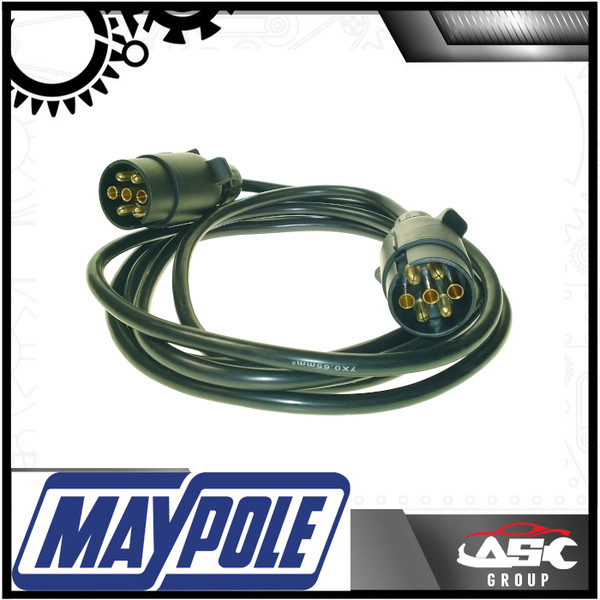 Maypole 7 Pin 12N VerläNgerungskabel 3 Meter - MäNnlich Zu MäNnlich - MP5882-image