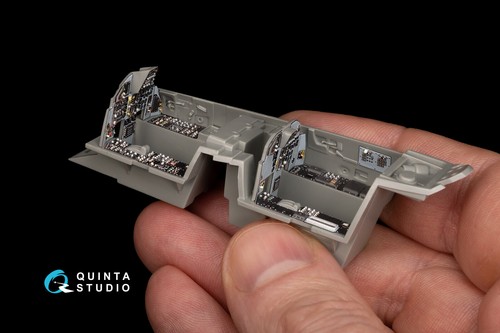 Quinta Studio QD48213 - F-15B Aigle Intérieur 3D-gedruck & Coloré - 1:48 pour - Photo 2/3