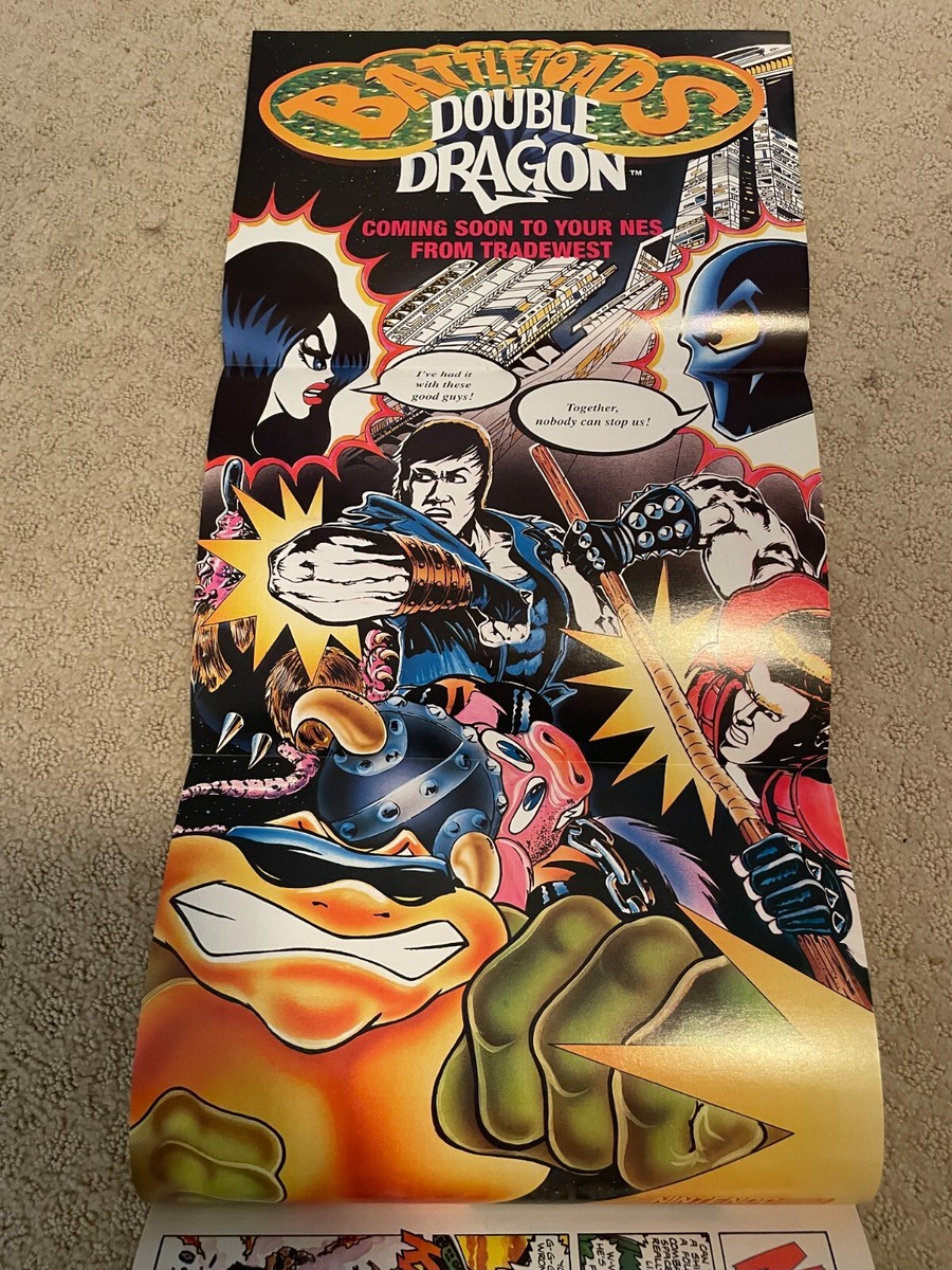 Nintendo Power volume 47 Star Fox with Battletoads poster! Trading