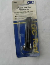 GC ELECTRONICS 9124 SPECIALTY TOOLS POCKET FOLDING HEX KEY WRENCH SET