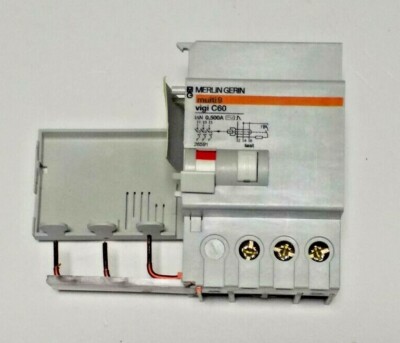 Merlin Gerin Multi9 26591 VIGI C60 3P 25 500mA Differential Block 