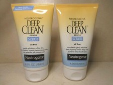 Neutrogena Deep Clean Gentle Scrub Oil Free 4.20oz lot of 2 
