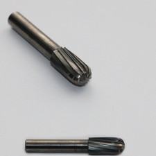 VHM Walzenrund Fr&auml;sstift &Oslash; 8 Schaft 6 mm Entgrater Senker f. Dremel Fr&auml;ser *143K