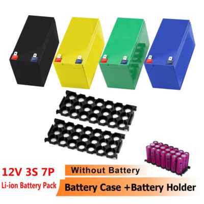 12V 3S 7P Battery Case Holder w/BMS Holder For 18650 Battery Pack Spot Welding