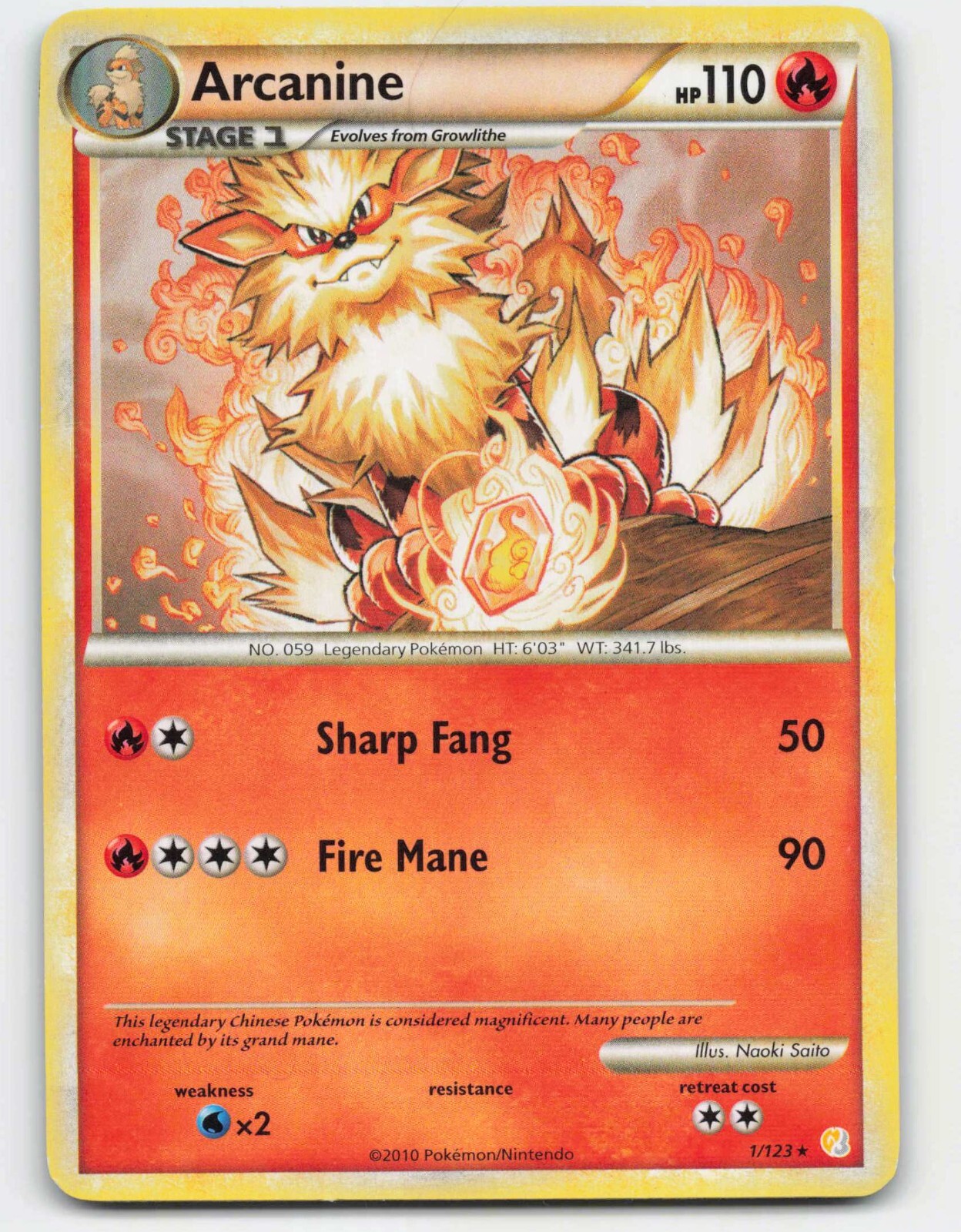 Arcanine 12/99 Black & White for sale | eBay