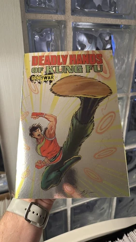 Deadly Hands Of Kung Fu Gang War #1 Ben Su FOIL Variant NM Shang-Chi Marvel 2023