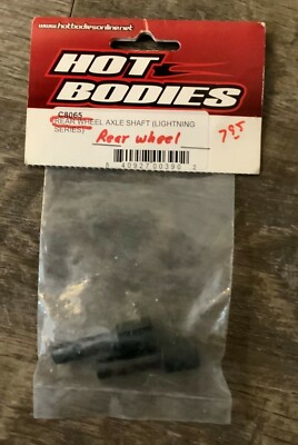 HOT BODIES C8065 REAR WHEEL AXLE SHAFT LIGHTNING RARE RC PART TRUCK BUGGY CAR 