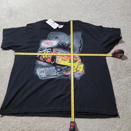 Vintage Jeff Gordon T Shirt Adult Size XXL #24 Dupont Double Sided Black - Picture 5 of 10