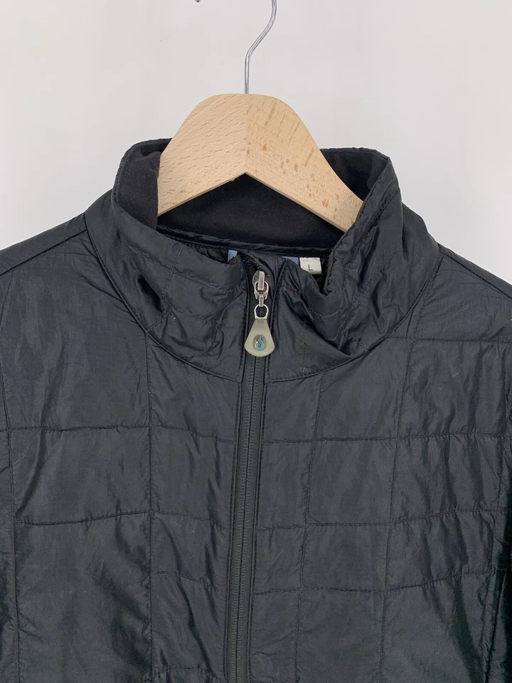 Chaqueta Isis Acolchada Ligera Media Cremallera Para Mujer Grande Negra Bolsillos PEQUEÑOS AGUJEROS Foto 4 de 4