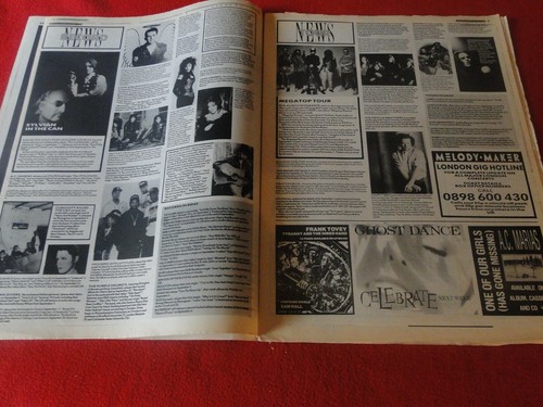 Vintage Rock N Roll Newspaper Magazine Melody Maker 1989 Eurythmics Sexpress P23 - Picture 4 of 11