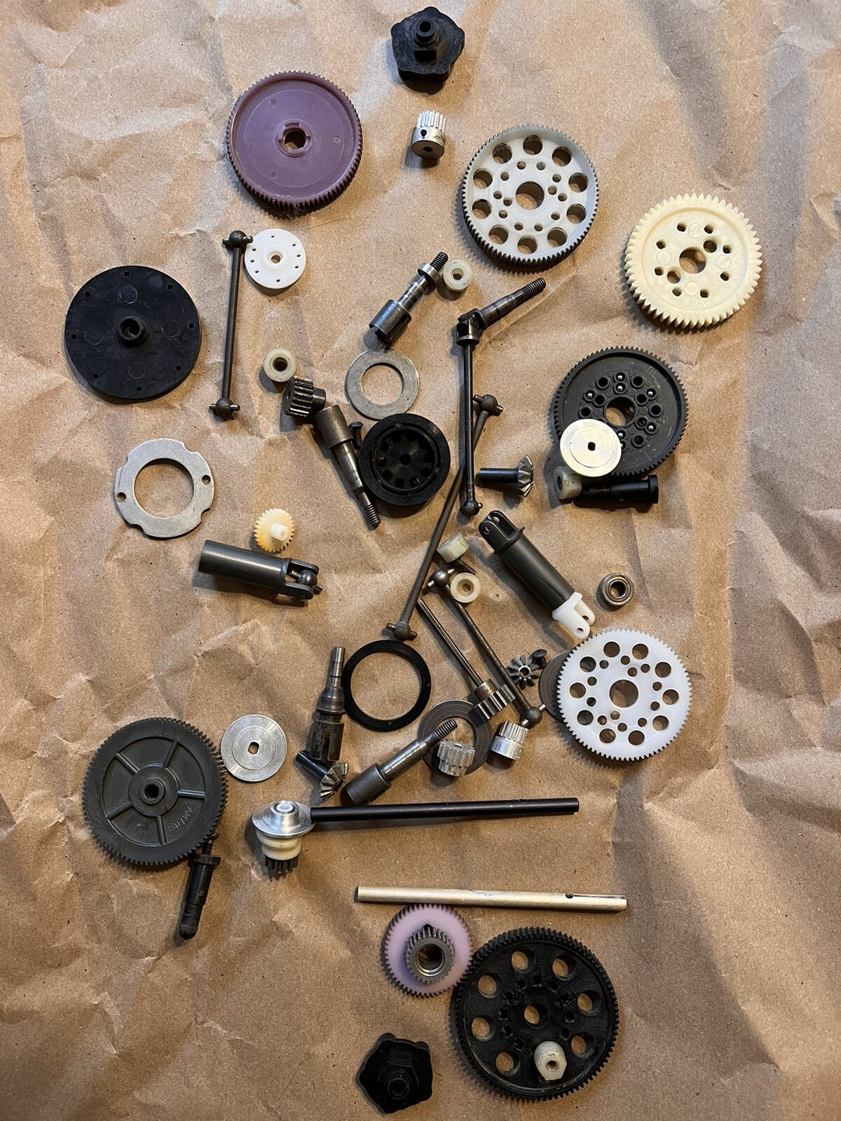 Vintage RC Car Parts. RC10 JRX2 Ultima Suspension And Drivetrain eBay