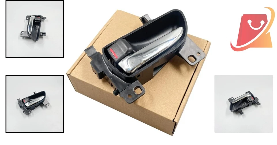 Interior Door Handle Chrome Left Side Easy Install Vehicle Use Subaru 09-19 Foto 2 de 4