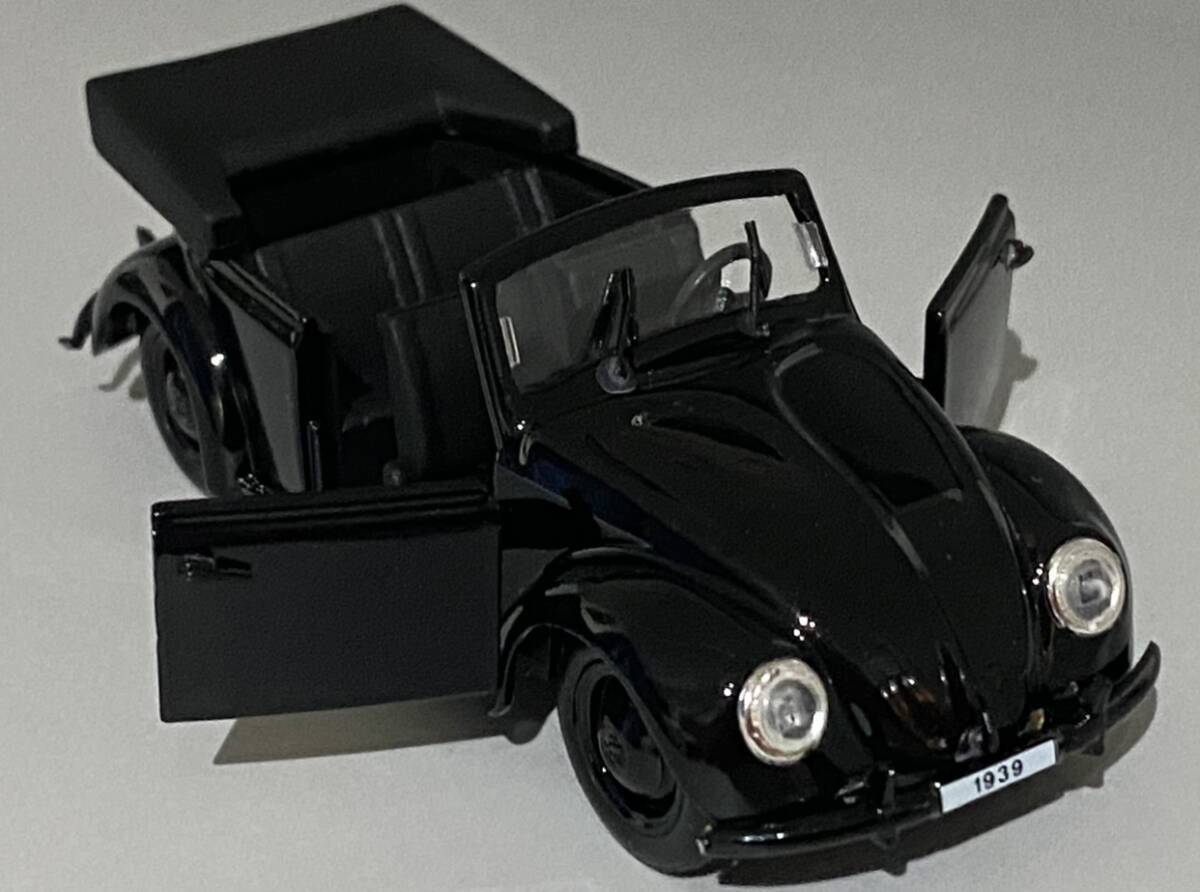 【美品】Volkswagen The Beetle Cabriolet 1/43 1/43 Volkswagen Kdf 1939 Standard Cabriolet Beetle Rio Model