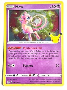 Mew 25th Anniversary | eBay Mew 25th Anniversary | eBay