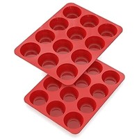 Silikon Muffinform 12 Muffins Antihaft 2 StüCk Backform KüChenzubehöR