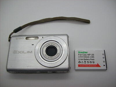 Casio Exilim EX-Z60 6.0MP Digital Camera Silver, Parts or To Fix