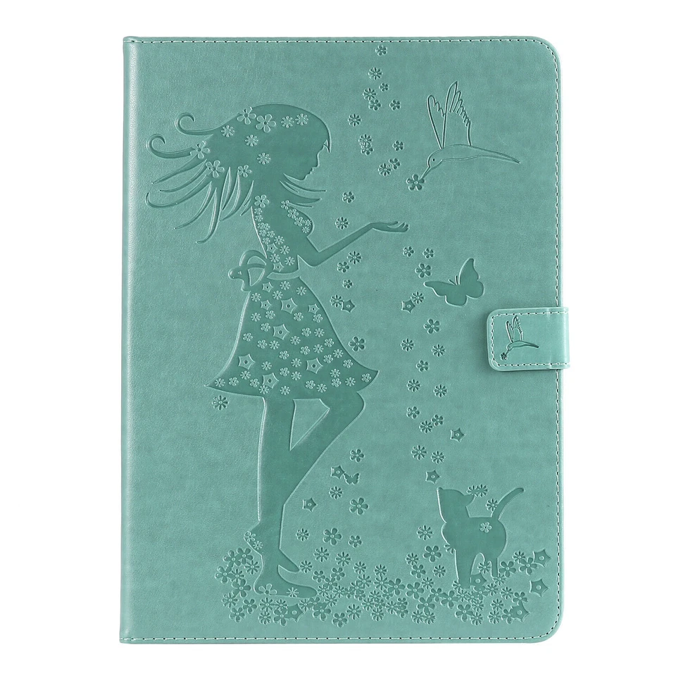 Girl Leather Stand Tablet Case For iPad Pro 3 4 5 6 7 8 Mini Air 1 2 3 9.7" 10.2 - Image 2 of 4