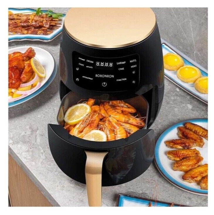 4.5L Air Fryer 1800W with Digital Display, Timer and Fully