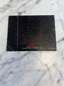 Mach Rider NES Manual ONLY M4925