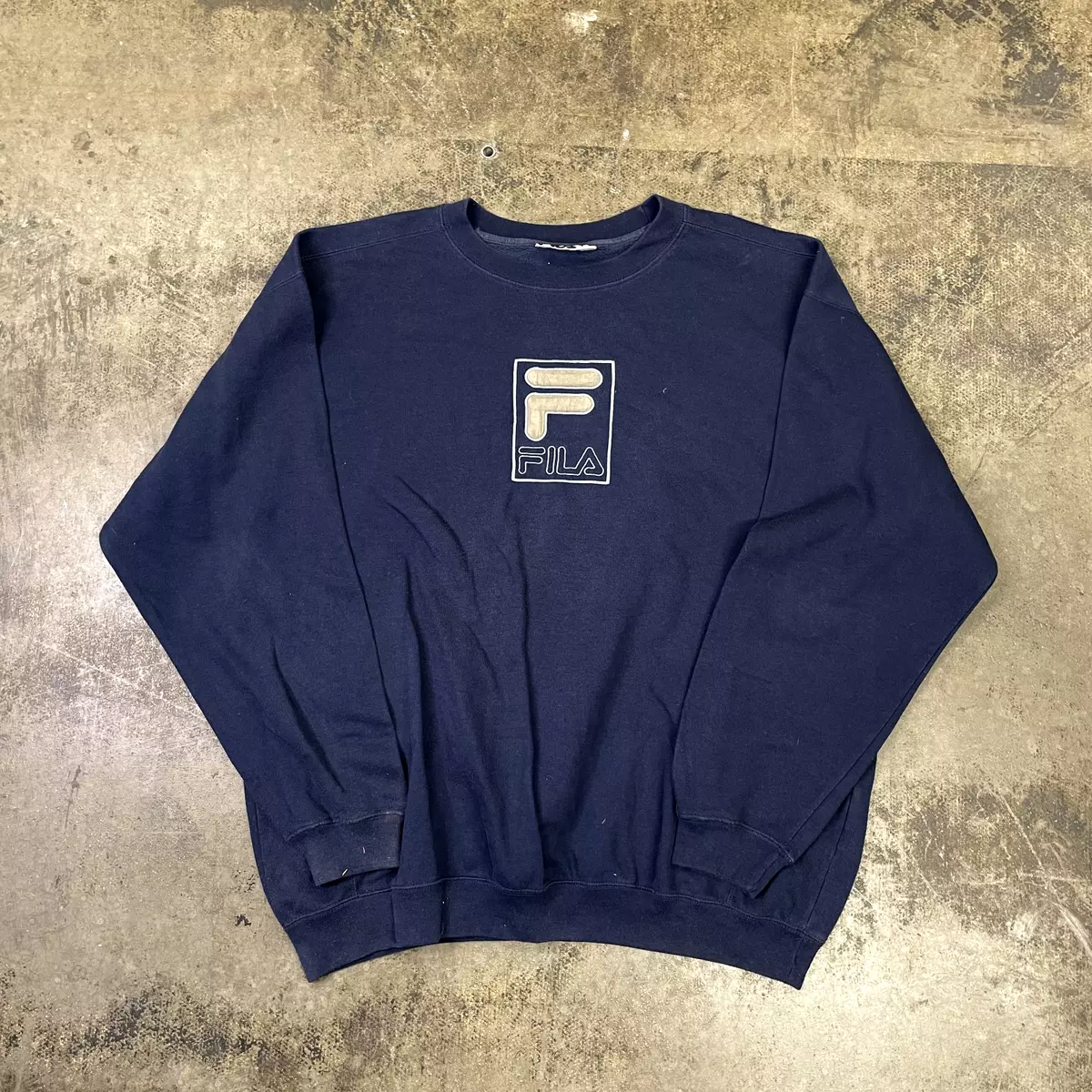 Navy fila deals jumper