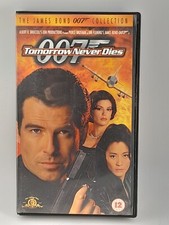 Tomorrow Never Dies - 007 - Pierce Brosnan - VHS - United Artists - 1997 - Used