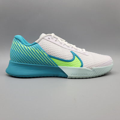 Nike Court Air Zoom Vapor Pro 2 White Teal Lime Women's Size 11