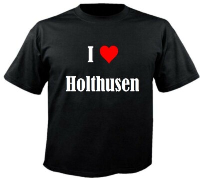 T-Shirt I Love Holthusen für Damen Herren und Kinder versch. Farben