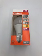 OSRAM LED Lampe E27, 10.5W, dimmbar, warmweiß, ersetzt 75W, matt, Classic