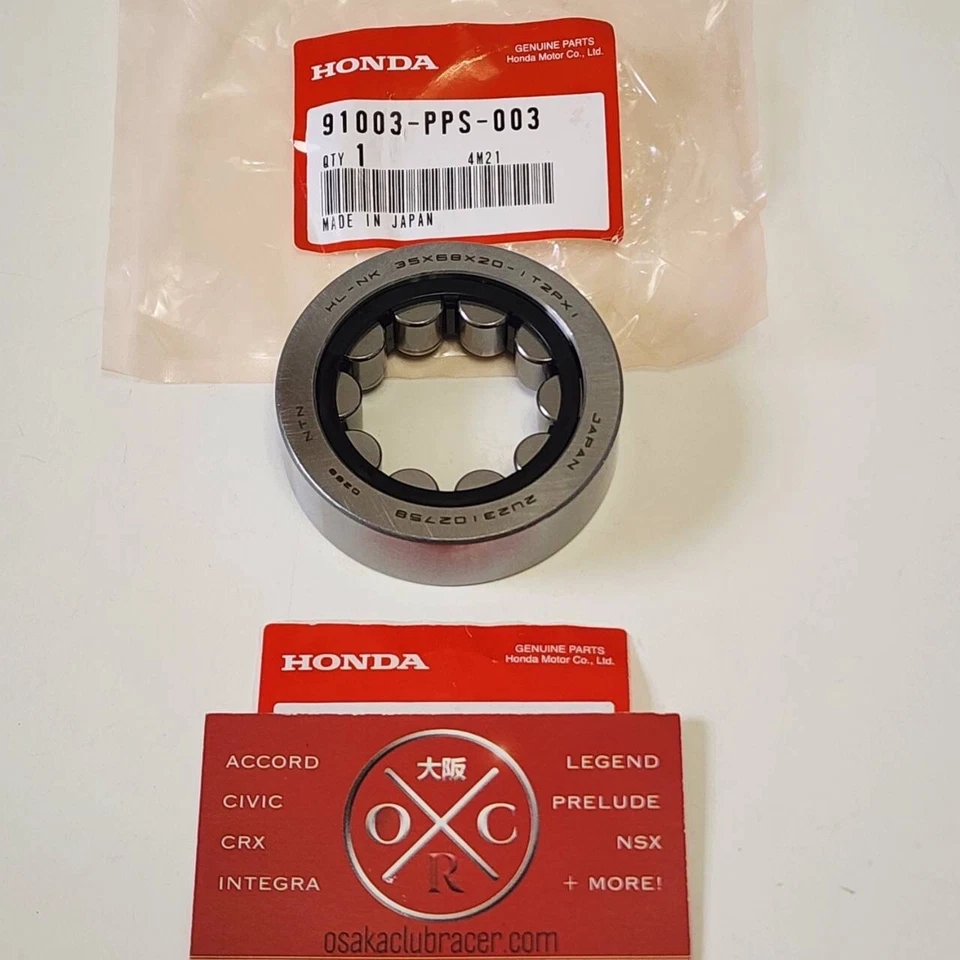 Rodamiento de bolas genuino OEM Acura 91003-PPS-003 35x68x20 04-08 09-14 TSX 13-15 ILX Foto 2 de 4