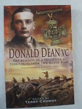 Donald Dean VC - The Memoirs of a Volunteer & Territorial from Two World Wars