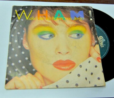 WHAM - WAKE ME UP BEFORE YOU GO GO - 45Runden ITA 1.Auflage 1984 VINYL VG+