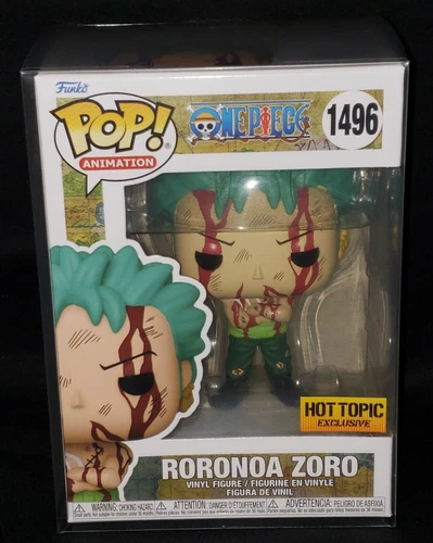 Funko Pop One Piece Roronoa Zoro Nothing Happened HotTopic Exclusive w/Protector