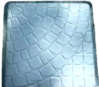 Steppingstone mold concrete paver mould 17.5 x 2'' thick poly plastic cast 100's