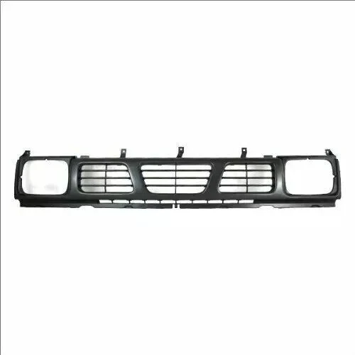 New Front Black Bumper Grille Bumper End Left Right Fits 1995-1997 Nissan Pickup - Изображение 2 из 4