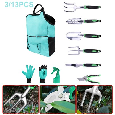 3/13PCS Garden Tools Heavy Duty Gardening Kit Gardening Tools with Gloves