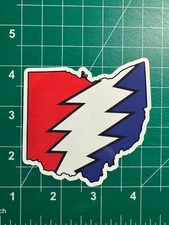 Grateful Dead Stealie State stickers. Choose your state!
