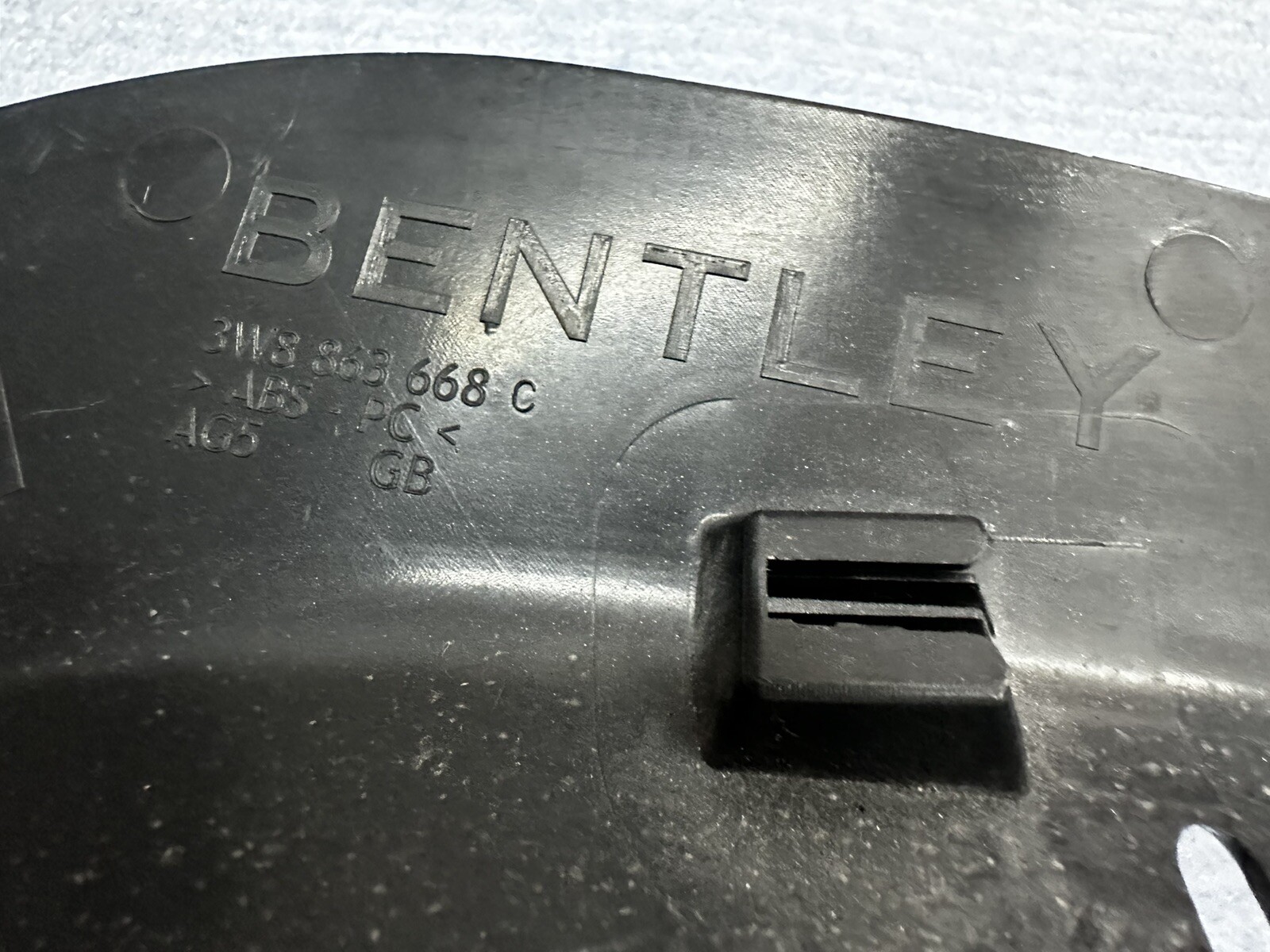 03-10 Bentley Continental GT GTC Rear  Trunk Cover Panel Trim Set OEM